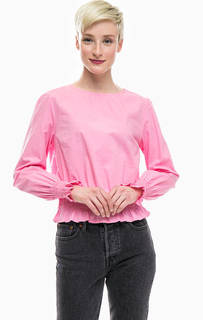 Однотонная хлопковая блуза Only