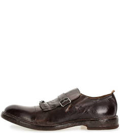 Коричневые ботинки из гладкой кожи Moma