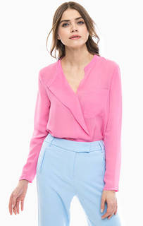 Розовая блуза с карманом Ichi