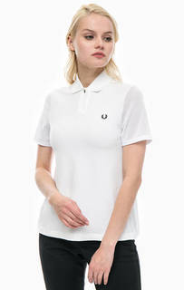 Футболка поло с плиссированной вставкой Fred Perry