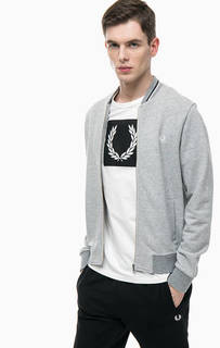 Серая толстовка из хлопка Fred Perry
