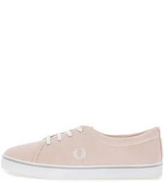 Розовые текстильные кеды Fred Perry
