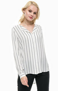 Туника в полоску с удлиненной спинкой Selected