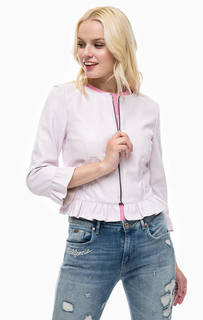 Светло-розовая куртка с рукавами 3/4 Only