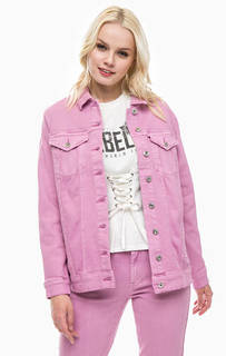 Розовая куртка на болтах Only