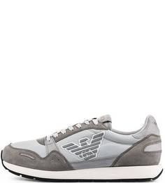 Летние кроссовки на шнуровке Emporio Armani