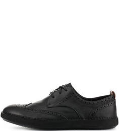 Черные ботинки из натуральной кожи Clarks