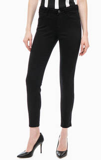 Укороченные черные брюки зауженного кроя Wrangler