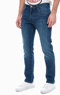Синие джинсы с заломами Wrangler