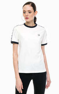 Хлопковая футболка с короткими рукавами Fred Perry