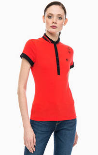 Хлопковая футболка поло с нашивками Fred Perry