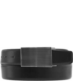 Черный кожаный ремень Sergio Belotti