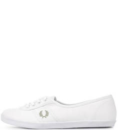Летние кеды белого цвета Fred Perry