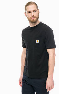 Черная футболка с нагрудным карманом Carhartt WIP