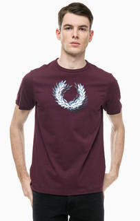Хлопковая футболка с круглым вырезом Fred Perry