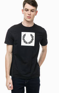Хлопковая футболка с круглым вырезом Fred Perry