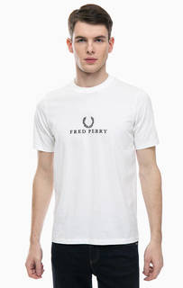 Хлопковая футболка с короткими рукавами Fred Perry