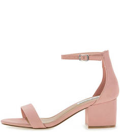 Босоножки из нубука на низком каблуке Steve Madden