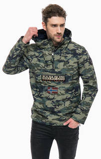 Ветровка анорак камуфляжной расцветки Napapijri