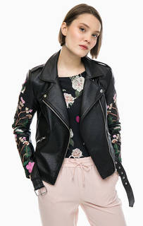 Куртка косуха с вышивкой Only