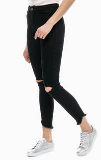 Зауженные джинсы с рваными деталями Noisy May