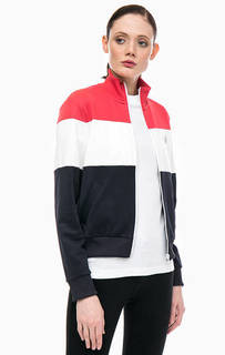 Трехцветная толстовка на молнии Fred Perry