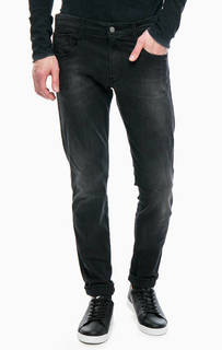 Зауженные черные джинсы Replay