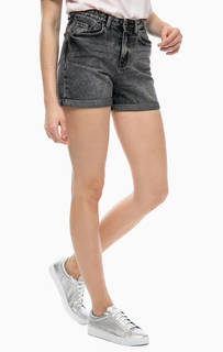 Джинсовые шорты черного цвета Noisy May
