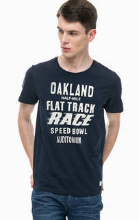 Хлопковая футболка с коротким рукавами Selected