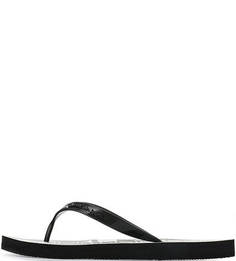 Резиновые сланцы черного цвета Calvin Klein Jeans