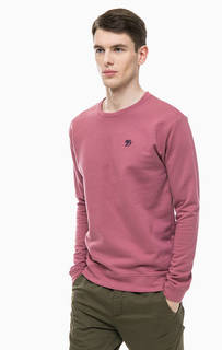 Хлопковый свитшот розового цвета Tom Tailor Denim