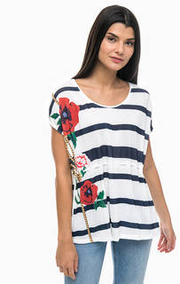 Тонкий джемпер с цветочным принтом Desigual