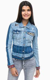 Джинсовая куртка с декоративной отделкой Desigual