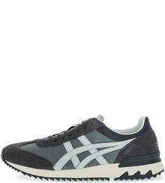 Текстильные кроссовки с замшевыми вставками Onitsuka Tiger