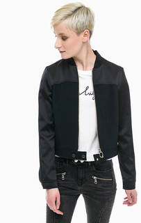 Черная куртка из вискозы Tommy Hilfiger