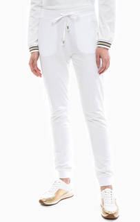 Белые хлопковые брюки джоггеры Liu Jo Sport