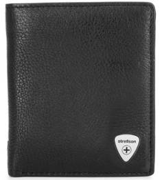 Кожаное портмоне с двумя отделами для купюр Strellson