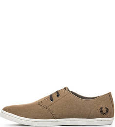 Текстильные кеды на шнуровке Fred Perry