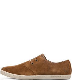 Коричневые замшевые кеды Fred Perry