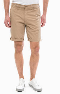 Бежевые шорты из хлопка Wrangler