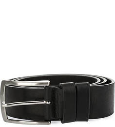 Кожаный ремень черного цвета Sergio Belotti