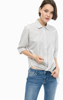 Рубашка оверсайз в полоску Mustang