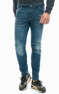 Синие джинсы на болтах G Star RAW