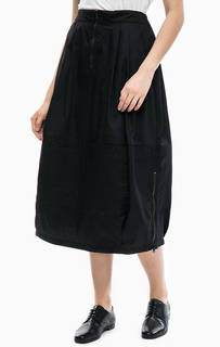 Хлопковая юбка черного цвета G Star RAW