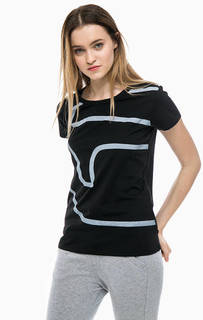 Черная хлопковая футболка с короткими рукавами G Star RAW