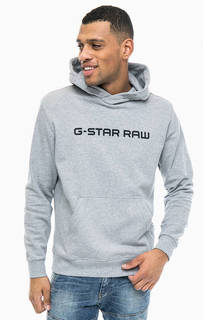 Серая толстовка с капюшоном G Star RAW