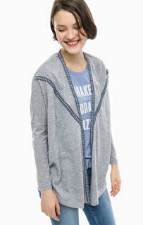 Серый трикотажный кардиган Mustang