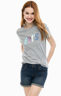 Серая футболка с принтом The Perfect Tee Levis®