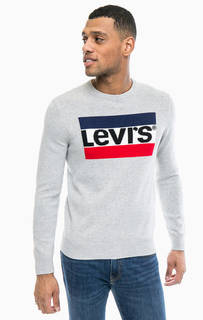 Хлопковый джемпер с круглым вырезом Classic Stripe Crew Levis®