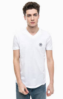 Футболка с вышитым логотипом бренда Tom Tailor Denim